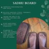 Sadhu Board for Yoga Practice Meditation, Handmade Wooden Board with Nails for Standing on Feet, Sadhu Practice Wood Board with Galvanized Nails, Relaxation Board for Acupuncture Massage, Yoga Gift - Image 4