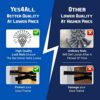 Yes4All Pull Up Bar - Solid 1 Piece Main Bar Construction, Home Exercise Equipment for Total Upper Body Workout - Portable Door Frame Chin Up Bar for Home Gym, Workout Bar for Doorway - Image 3