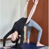 FABAX 200kg Load Aerial Decompression Yoga Hammock Stretch Belt Lower Waist Trainer Door Double Chuck Handstand Inverted Rope (Color : Pink) - Image 7