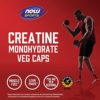 NOW Sports Nutrition, Creatine Monohydrate 750 mg, Mass Building*/Energy Production*, 120 Veg Capsules - Image 4