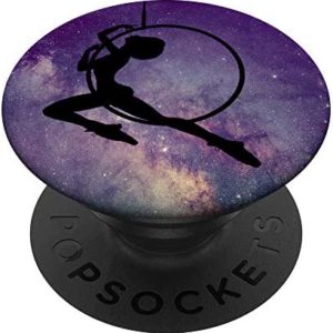 Aerial Hoop Lyra Circus Flow Arts Aerialist - Purple Galaxy