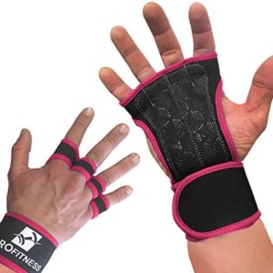 Cross Training Gloves by ProFitness | Non-Slip Palm Silicone Weight Lifting Glove to Avoid Calluses | Perfect for WODs & Weightlifting | with Wrist Wrap Support, Ideal for Both Men & Women…