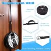 Brebebe Door Anchor Strap for Resistance Bands Exercises, Multi Point Anchor Gym Attachment for Home Fitness, Portable Door Band Resistance Workout Equipment, Easy to Install, Punch-Free, Nail-Free - Image 7