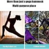 ZCXBHD 5 Meter Premium Yoga Aerial Silks Equipment Aerial Yoga Hammock Safe Deluxe Aerial Kit Antigravity Yoga Swing (Color : Green) - Image 7