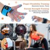 Finger Exerciser Finger Stretcher Finger Resistance Band Guitar Strength Trainer Reverse Grip Strengthener Climbing Exercise Equipment Finger Extensor Strengthener for Wrist Hand(Blue,40 LB) - Image 5