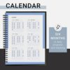 FitMate Fitness Journal, 160-page Spiral Workout Journal Log Book with Goal Setting, Fitness Planner Progress Tracking, Body Measurements, Calendar, and Detailed Exercise Planner, Waterproof and Sweatproof, 8 x 6 Inches - Image 6