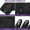 2 Pairs Outdoor Winter Touchscreen Anti-Slip Full Finger Warm Gloves - Image 4