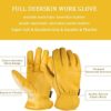 SKYDEER Deerskin Leather Hi-Performance Utility Driver Work Glove, Summer and Winter Gloves for Men and Women - Image 2