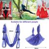 EUPEFIST Aerial Yoga Swing 6 Handles, Aerial Yoga Hammock Trapeze Ultra Strong Antigravity Yoga Hammock for Improved Yoga Inversions Flexibility & Core Strength,D - Image 6