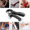 Grip Grips, Two-Pack, Solid Grips, Forearm, Finger Training Grips (11 to 130 lbs Adjustable), Injury Recovery, Athlete Muscle Building, Basketball Shooting Training, Home Gym Workout Equipment - Image 6