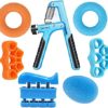 Hand Grip Strengthener, 7 Pack Finger Exerciser Stretcher Trainer, Hand Gripper Strenghtheners Home Gym Accessories Workout Equipment Bands Resistance Relieve Wrist Pain - Image 8