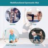 Dkeli Gymnastics Mat Yoga Mat Exercise Mat Folding Extra Thick Tumbling Mat for Home Gym with Carrying Handles 4'x8'x2 Anti-Tear Fitness Aerobics Crash Panel Mat for Kids, Adult - Image 6