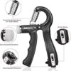 YALLA HomeGym PAIR of Hand Grip Strength Trainer With Counter (adjustable resistance from 10lbs to 130lbs) Forearm Exerciser, Grip Strength Trainer for Muscle Building and Injury Recovery - Image 2