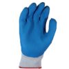 SHOWA 300L-09 Atlas Fit 300 Rubber-Coated Gloves, Large, Gray/Blue (12 Pair) - Image 2
