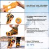 Crampons, Ice Cleats for Shoes and Boots, Stainless Steel Shoe Grippers 11 Spikes Grips for Ice and Snow, Suitable for Climbing, Ice Fishing, Hiking - Image 7