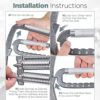 LoGest Heavy-Duty Adjustable Hand Grip - Professional-Grade Grip Exerciser with Coil Springs - Hand Fingers Forearms & Wrist Workout Equipment Helps Improve Grip Strength Trainer Muscle Tone Endurance - Image 5