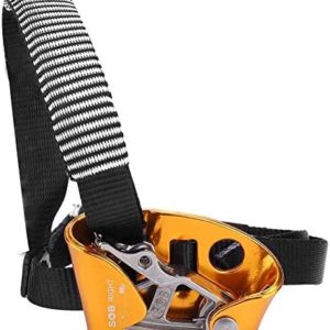 Tbest Foot Ascender,Right/Left Foot Ascender Riser for Rock Climbing Mountaineering Equipment for Mountaineering, Rock Climbing, Fire Rescue, or Engineering Protection.