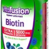 vitafusion Extra Strength Biotin Gummy Vitamins, Blueberry Flavored Biotin Vitamins for Hair, Skin and Nails, 100 Count - Image 12