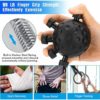 Topretty Finger Grip Strengthener, Gripmaster Hand Exerciser Strengthener with Spring-Loaded, Finger Strength Trainer, Finger-Piston System, Exercise Each Finger, Perfect for Musicians Athletes Men - Image 3