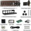 SUOHUI GPU Mining Rig Complete System for Ethereum Classic ETC, ETH, RVN, Flux, Ergo Crypto Miner with 8 GPU Mining Motherboard ,PSU, RAM,SSD, Stackable Mining Frame Machine(Without GPUs) - Image 6