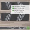Gaiam Yoga Sock Anklets - Grippy Leg Warmer Ankle Socks for Yoga, Barre, Pilates, Dance, Aerobics - Image 4