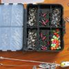 Caija-H 140pcs Fishing swivels Include 3 Way Swivel Snaps/Barrel Triple Swivel Connector Clips/Fishing Beads/Duo Lock Snaps/Rolling Barrel Fishing Swivel Snaps - Image 4