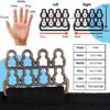Finger Strengthener Stroke Recovery Physical Therapy Equipment Stretcher Hand Strengthener Hand Workout Extension Exerciser Hand Grip Trainer Patients Strength Stretching Rehabilitation Traning - Image 5