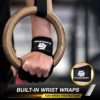 New Ventilated Weight Lifting Workout Gloves with Built-in Wrist Wraps for Men and Women - Great for Gym Fitness, Cross Training, Hand Support & Weightlifting. - Image 3