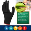 Work Gloves for Men and Women, 8-Pack, Nitrile Coated Safety Gloves Firm Grip - Image 2