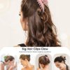 Hair Clips for Women - OPAUL Matte Nonslip Large Hair Claw Clips for Thick and Thin Hair, 4.7 Inch Strong Hold Big Hair Clips Fashion Hair Styling Accessories Christmas Gifts for Women Girls (4 Pack) - Image 7