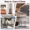 Dripex 1100lbs Adjustable Dip Bar Heavy Duty Steel Dip Station, Home Dip Stand with Two Safety Connectors, Parallel Bars Dip Equipment for Calisthenics, Strength Training - Image 7