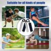 4 Pack Metal Hand Grip Set 100 to 250 Lb Soft Foam Hand Exerciser Non Slip Heavy Duty Grip Strengthener for Hand Forearm and Fingers, Silver Stainless Steel - Image 7