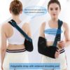 Arm Sling Shoulder sling Immobilizer for Shoulder Injury - Rotator Cuff Support Brace - Comfortable Medical Sling for Men and Women for Broken, Dislocated, Fracture, Strain Left and Right Arm - Image 4