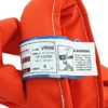 USA Made VR6 X 8' Orange Slings 6'-30' Lengths in Listing, Double PLY Cover Endless Round Poly Lifting Slings;16,800 lbs Vert; 13,440 lbs Choke; 33,600 lbs Basket (USA Polyester) (8 FT) - Image 2
