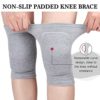 3 Pairs Dance Knee Pad Volleyball Knee Pads for Women Girls Dancers Yoga Pole Floor Dance Non-slip Elastic Padded Knee Brace Support with Sponge Knee Protector Guards - Image 3