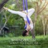 Aerial Yoga Swing Set Yoga Hammock Trapeze Sling Inversion Tool for Indoor Home Fitness (Purple) - Image 6