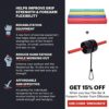 DMoose Flexbar for Physical Therapy, Relieves Tendonitis Pain & Improve Grip Strength, Strong and Flexible Non-slip Grip, Resistance Bar for Injury Recovery, Forearm Therapy & Tennis Elbow Treatment - Image 6