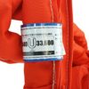 USA Made VR6 X 8' Orange Slings 6'-30' Lengths in Listing, Double PLY Cover Endless Round Poly Lifting Slings;16,800 lbs Vert; 13,440 lbs Choke; 33,600 lbs Basket (USA Polyester) (8 FT) - Image 4