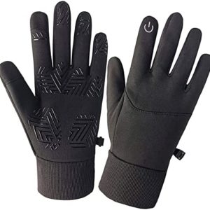 SUOYANA Winter Gloves Touch Screen Gloves Warm Waterproof Windproof Full Palm Non-Slip Lightweight for Women and Men Running,Walking,Cycling,Driving in Cold Weather
