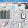 Spray Mop for Floor Cleaning Microfiber - Floor Mop with 2 Refillable Bottles 3 Washable Pads for Home Kitchen Hardwood Laminate Vinyl Tile Wood Reusable Wet Dry Mop - Image 7