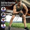Resistance Band Pull Up Assistance Bands,Set of 5 Resistance Heavy Duty Exercise Stretch Fitness Bands for Stretching Power Lifting Workout Training with Instruction Guide,Carrying Bag - Image 3