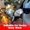 SAFETY Non-Slip 100 Pairs Red Latex Construction Multi-Purpose Work Gloves - Nitrile Dipped and Rubber Palm Coated for a Firm Grip- Heavy Duty Premium Garden Gloves - Image 5