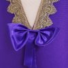JEEYJOO Girls Ringmaster Showman Trapeze Costume Cosplay Party Fancy Dress Up Leotard with Cape Outfit Set - Image 4
