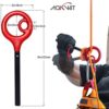 AOKWIT 9 Rescue Figure, Upgrade 8 Descender Climbing Gear Downhill Equipment Easy Operation Rigging Plate Aluminum Alloy Rigging Plate for Rock Climbing Belaying and Rappeling Device - Image 6