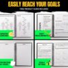 Workout Planner & Fitness Journal - Daily Workout Log Book for Tracking Your Progress: Bookmark Included W/ Notebook, Workout Tracker, Thick Pages, Quality Spiral-bound & Protective Hardcover - for Women and Men - Image 4
