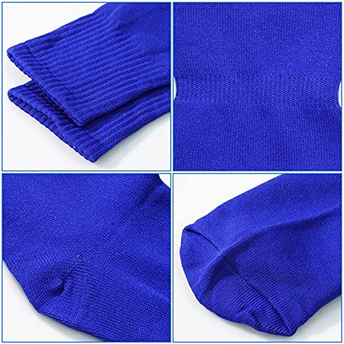 Dxhycc 4 Pairs Knee High Soccer Socks Unisex Sports Tube Socks Team Socks for Soccer, Basketball, Uniform and Everyday Wear - Image 3