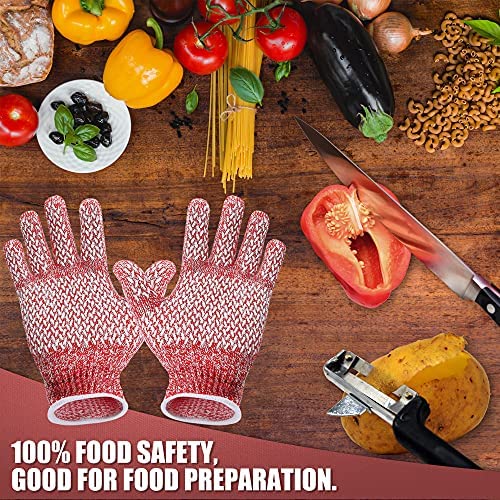 Kids Cut Resistant Gloves, Upgraded Non-slip Grips, Food Grade Safety Work Cutting Gloves for Kitchen, Woodworking - Image 5