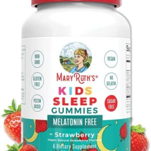 MaryRuth's Kids Sleep Gummies | Sugar Free | NO Melatonin Gummies with L Theanine, Lemon Balm, Chamomile, Vitamin B6 | Relaxation & Sleep Support for Kids 2+ | Vegan | Non-GMO | Gluten Free | 60 Count