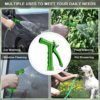 IRRIGLAD Hose Nozzle 2 Pack, Full Size Pistol Grip Water Nozzle Sprayer with Threaded Front, High Pressure Nozzle, Adjustable Spray Water Flow for Watering, Showering Pet, Washing Car, Cleaning, Green - Image 6