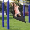 BETTKEN Indoor Swing for Kids Bedrooms Yoga Set Aerial Yoga Hammock Set Safe Deluxe Aerial Antigravity Yoga Swing (Color : Black, Size : 100x280cm) - Image 2